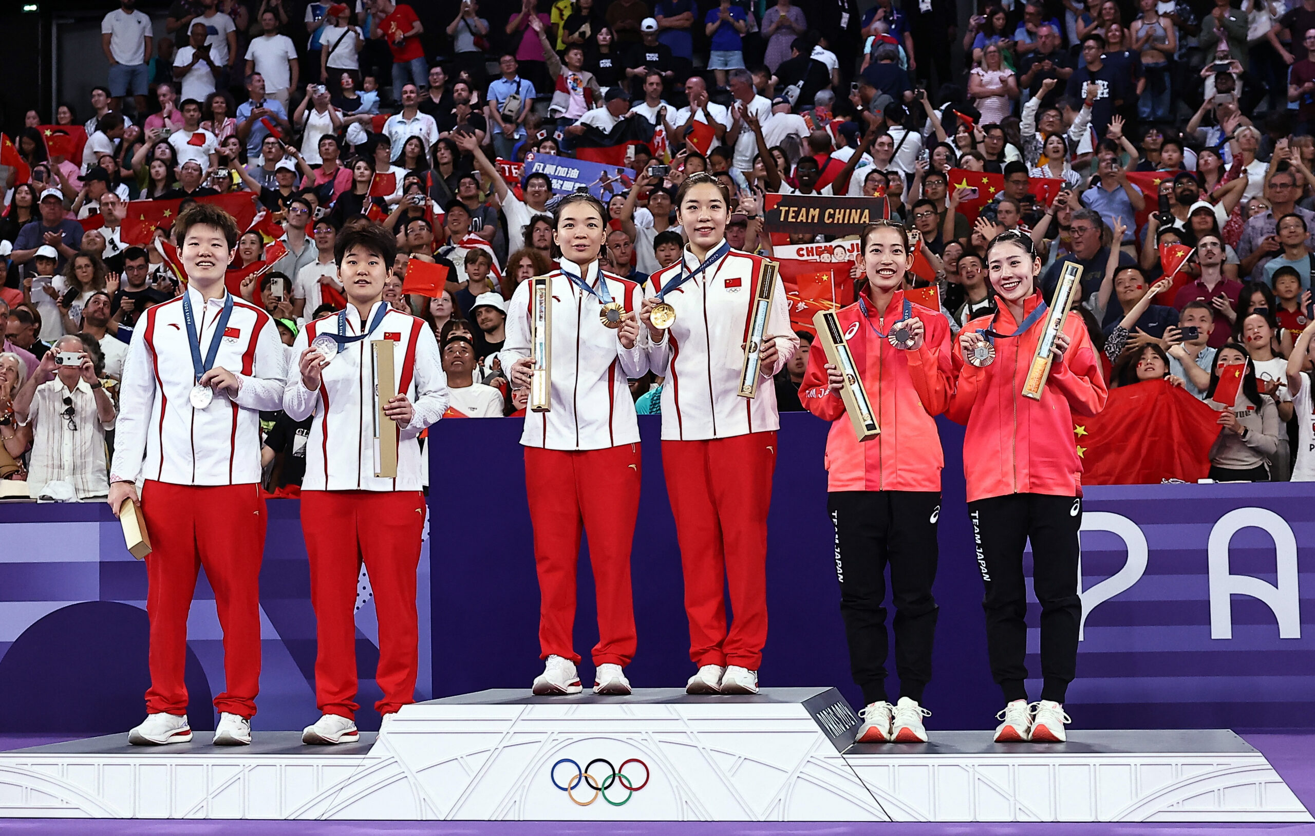 Chen Qingchen and Jia Yifan Secure Olympic Gold in All-China Badminton Showdown