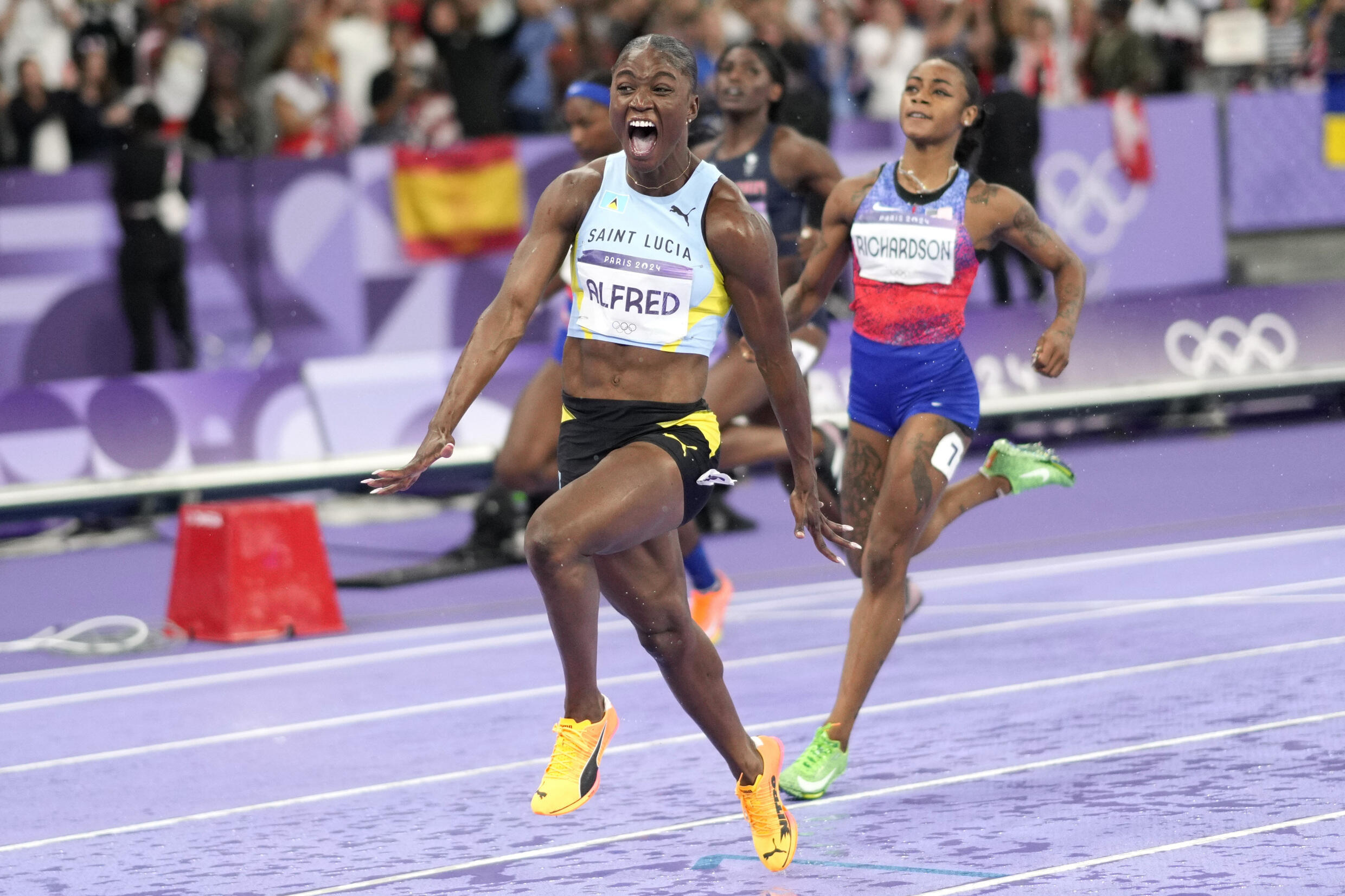 Julien Alfred Becomes Saint Lucia’s First Olympic Gold Medalist in 100m